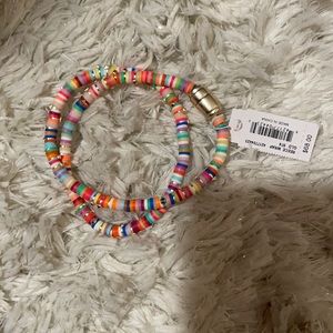 Kendra Scott Reece neon gold mix wrap bracelet NWT